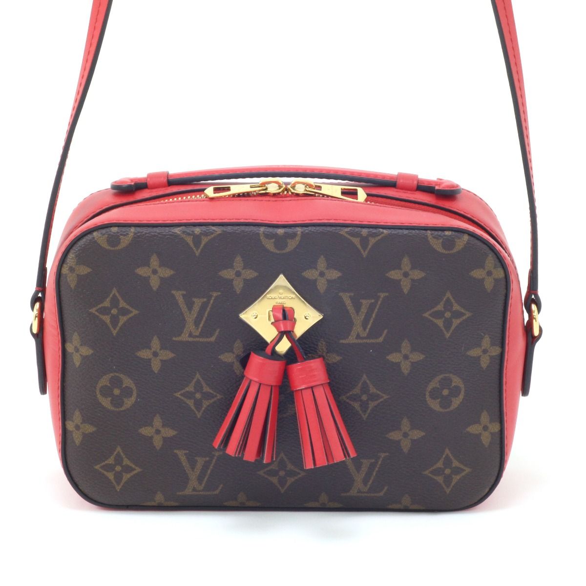 Louis Vuitton Monogram Saintonge Coquelicot Shoulder Bag