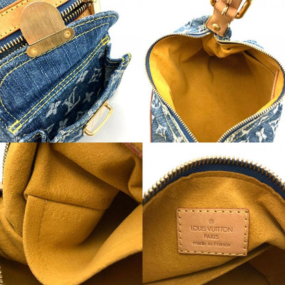 Louis Vuitton Baggy PM Shoulder Bag Monogram Denim M95049 Blue Fl0016