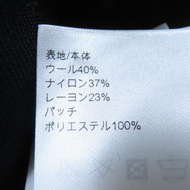 Louis Vuitton 24SS Logo One Shoulder Technical Knit Pullover Top Black XS Made