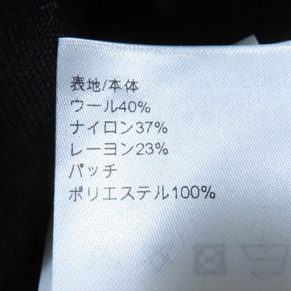 Louis Vuitton 24SS Logo One Shoulder Technical Knit Pullover Top Black XS Made