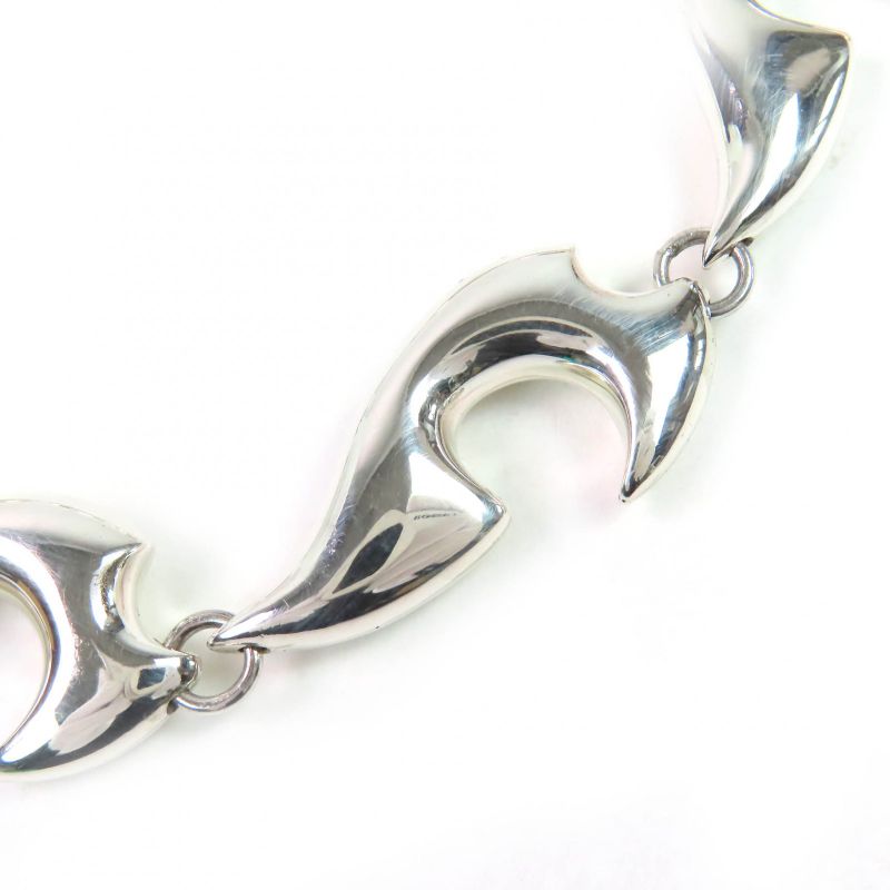 Bottega Veneta 688702 Design Bracelet Ag925 Silver L With Box