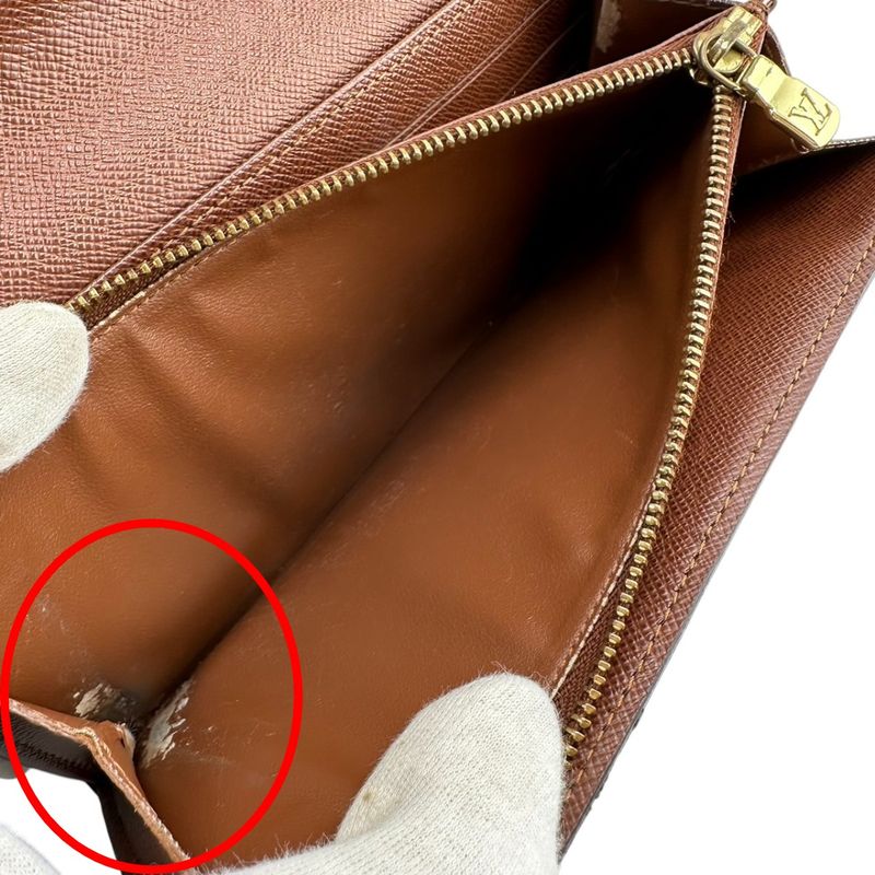 Louis Vuitton M61734 Monogram Long Wallet With Zipper Portefeuille-sarah Long