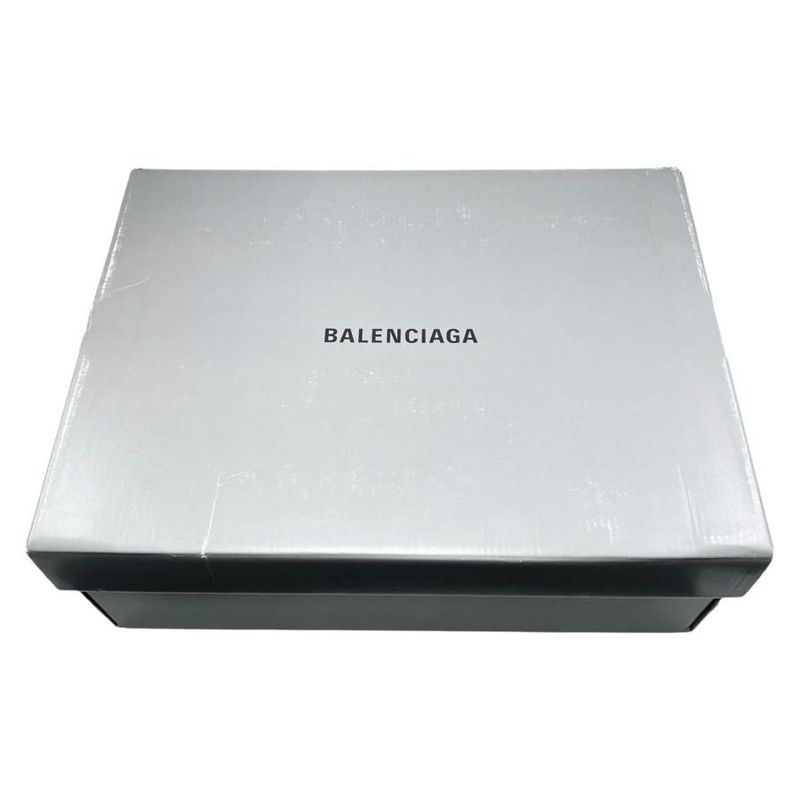 Balenciaga Sneakers Speed Trainers 549823 41 Size Knit Logo White Balenciaga