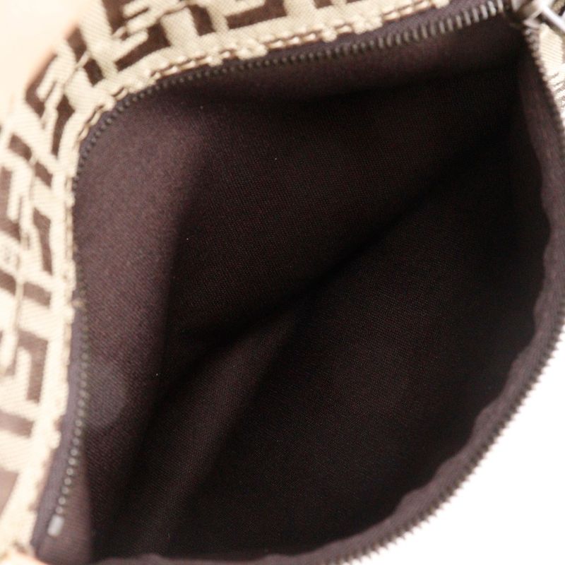 Fendi Zucchino 8bh022 Canvas Brown Women's Tote Bag