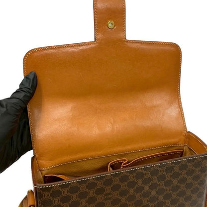 Celine Macadam Blason Triomphe Pattern Logo Carriage Hardware Leather Shoulder