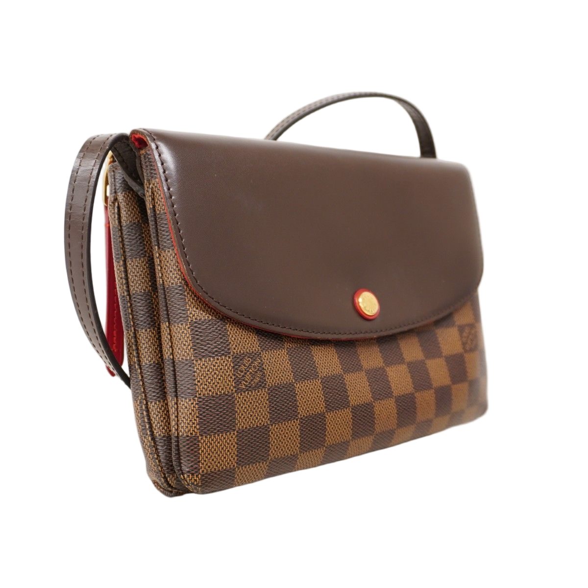 Louis Vuitton Shoulder Bag Damier Twice Ebene — view 2