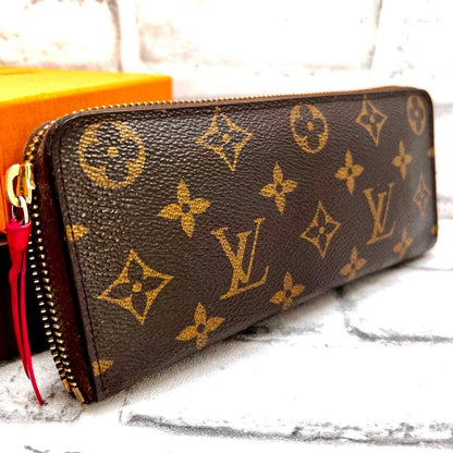 Louis Vuitton Monogram Portefeuille Clemence Coquelicot Wallet