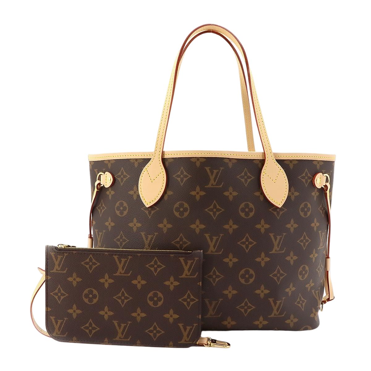 Louis Vuitton Monogram Neverfull PM Tote Brown