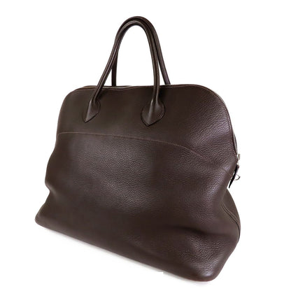 Hermes Bolide 45 Ebene Silver Taurillon Boston Bag — view 2