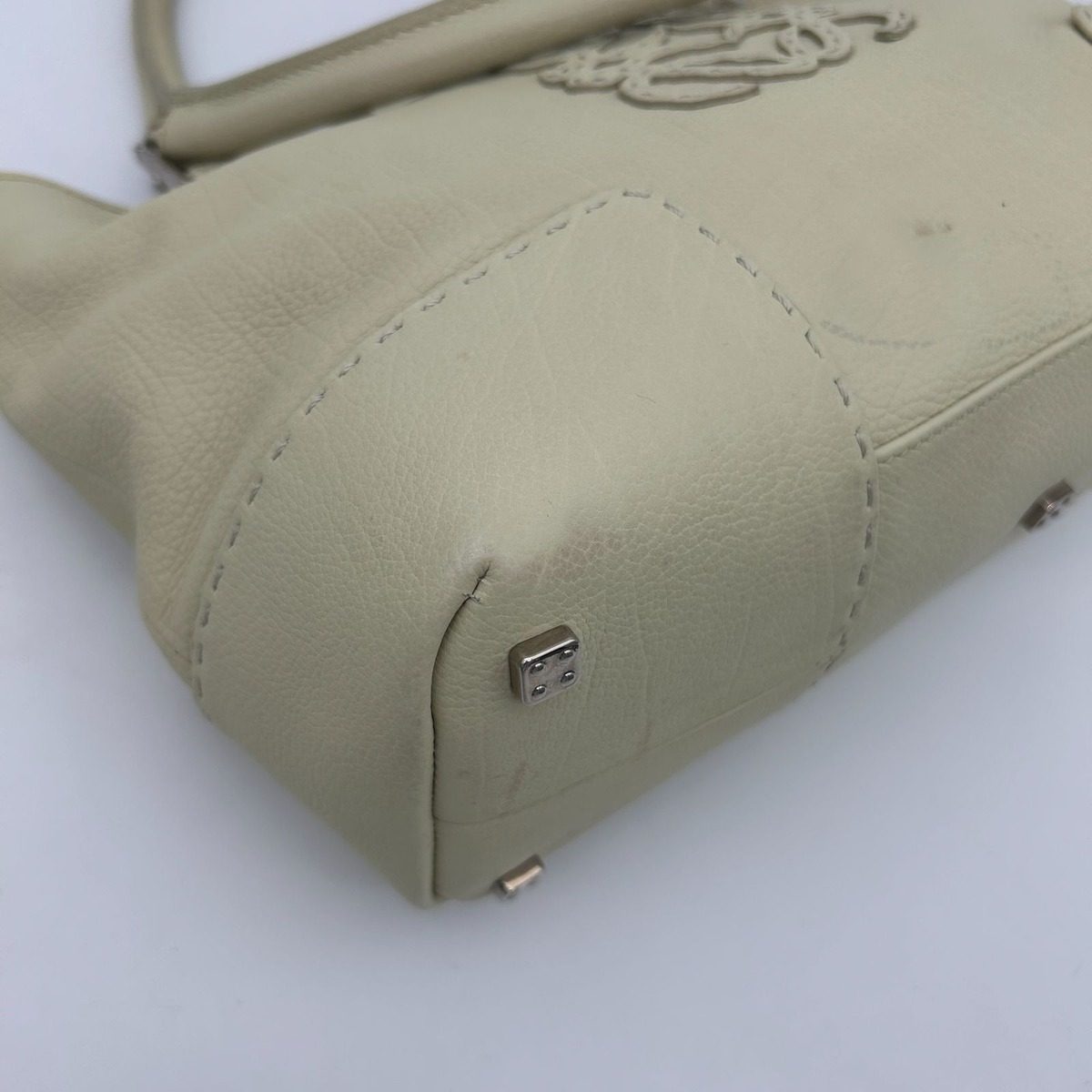 Loewe Amazona Justa Anagram Leather Handbag 311.54.028 — view 9