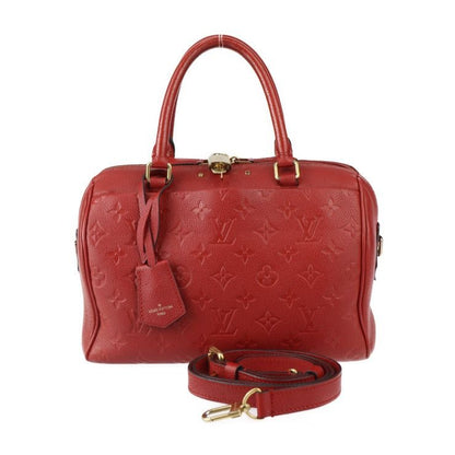 Louis Vuitton Speedy 25 Bandouliere Handbag Leather Three's