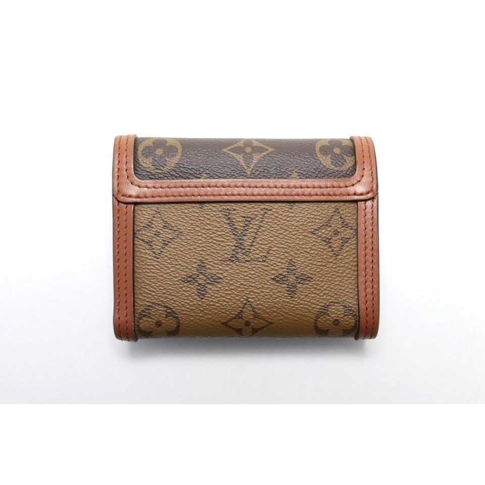 Louis Vuitton Monogram Reverse Portefeuille Dauphine Compact Leather Trifold — view 2