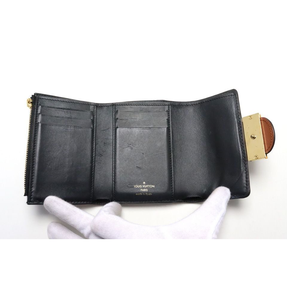 Louis Vuitton Monogram Reverse Portefeuille Dauphine Compact Leather Trifold — view 4
