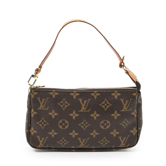 Louis Vuitton Pochette Brown Monogram Canvas