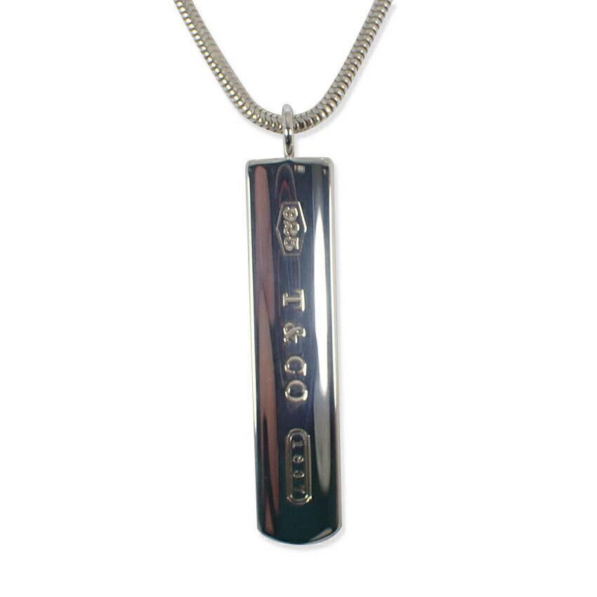Tiffany & Co 925 Bar Pendant Necklace