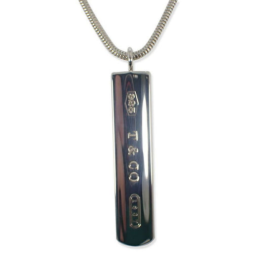 Tiffany & Co 925 Bar Pendant Necklace