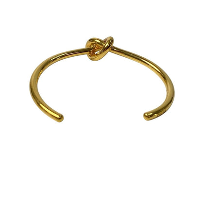 Celine Knot Extra Thin Bracelet Gold Finish Brass — view 2