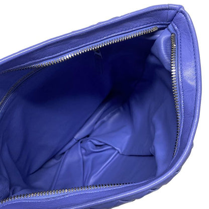 Bottega Veneta Handbag The Twist/maxi Intrecciato Blue Leather