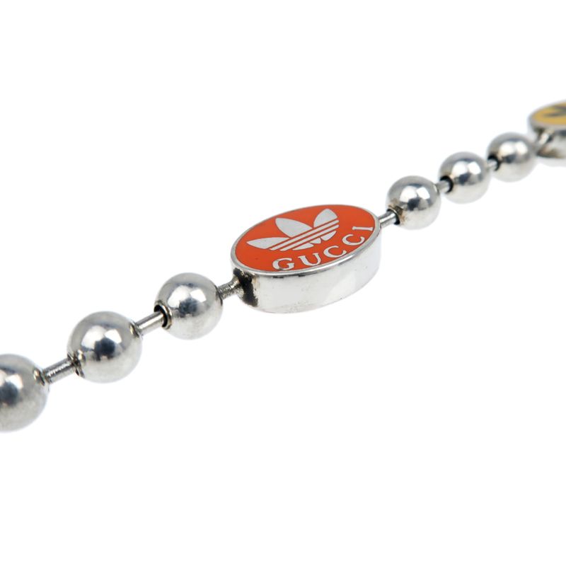 Gucci Adidas Collaboration Bracelet Ball Chain 16 Ag925 Multicolor