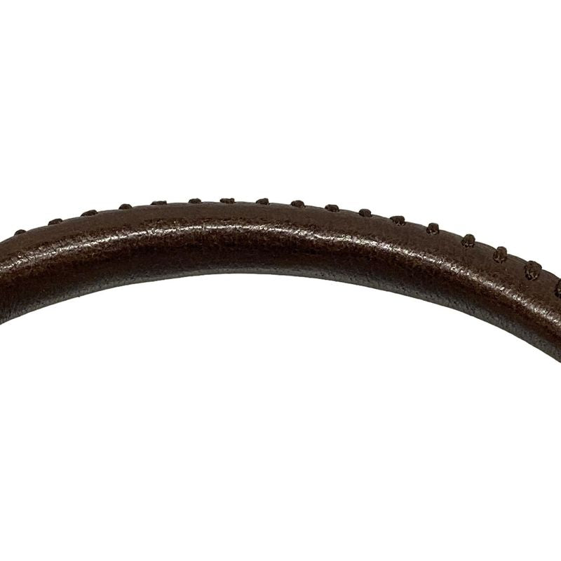 Gucci Shoulder Bag GG Pattern 115003 Beige And Dark Brown Leather