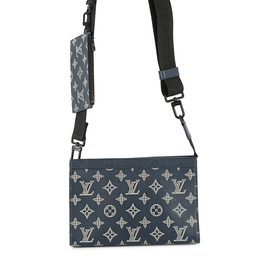 Louis Vuitton Shoulder Bag Monogram Shadow Gaston Wearable Wallet