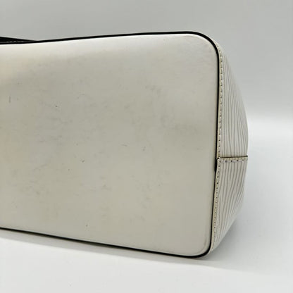 Louis Vuitton M53371 Neonoe Shoulder Bag Handbag 2way Black White Epi Women Men
