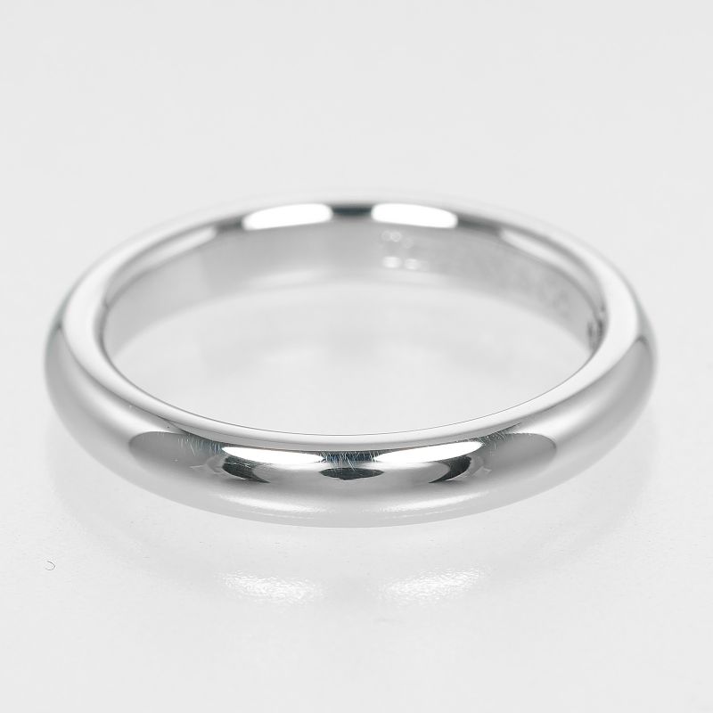 Tiffany & Co Stacking Band Pt950platinum X Diamonds #6.5 Ladies 5g Ring