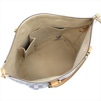 Louis Vuitton Saleya PM Tote Bag Damier Azure N51186 White Gold Hardware Unisex