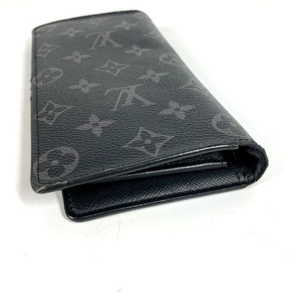 Louis Vuitton Long Wallet Portefeuille Blazer M61697 Monogram Eclipse Canvas