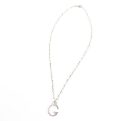 Gucci 233936 G Logo Pendant Necklace Accessory Ag925 Silver Made