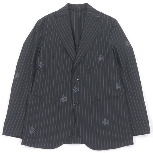 Louis Vuitton Lvlogo Monogram Striped Pattern Single Napolitana Jacket Tailored