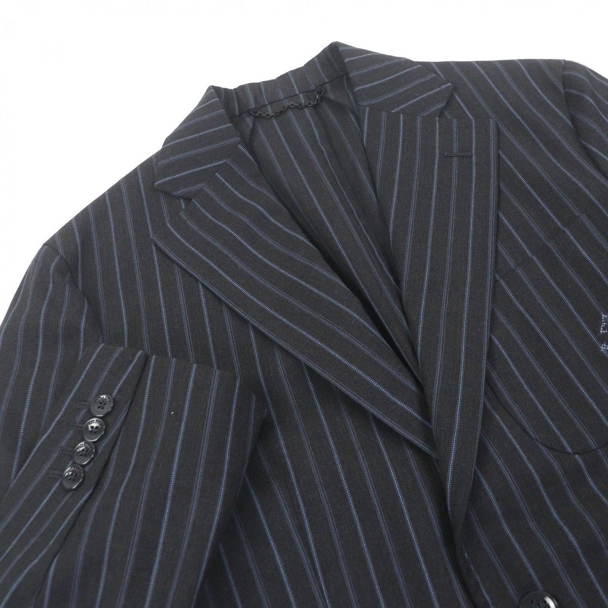 Louis Vuitton Lvlogo Monogram Striped Pattern Single Napolitana Jacket Tailored — view 2