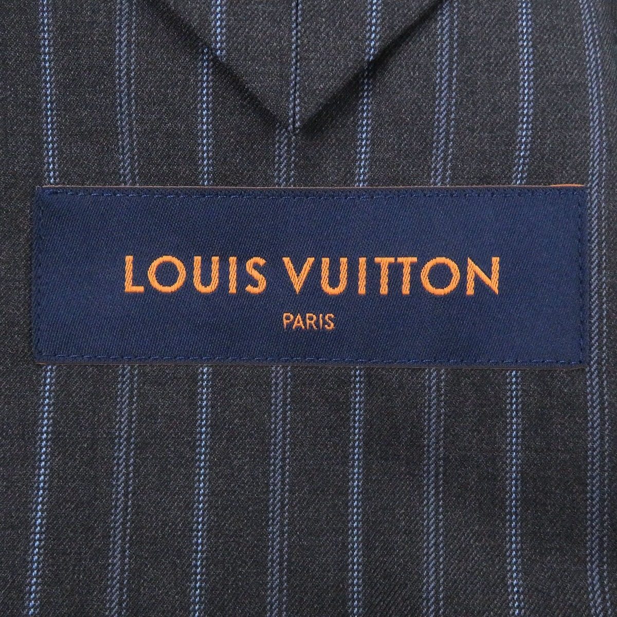 Louis Vuitton Lvlogo Monogram Striped Pattern Single Napolitana Jacket Tailored — view 6
