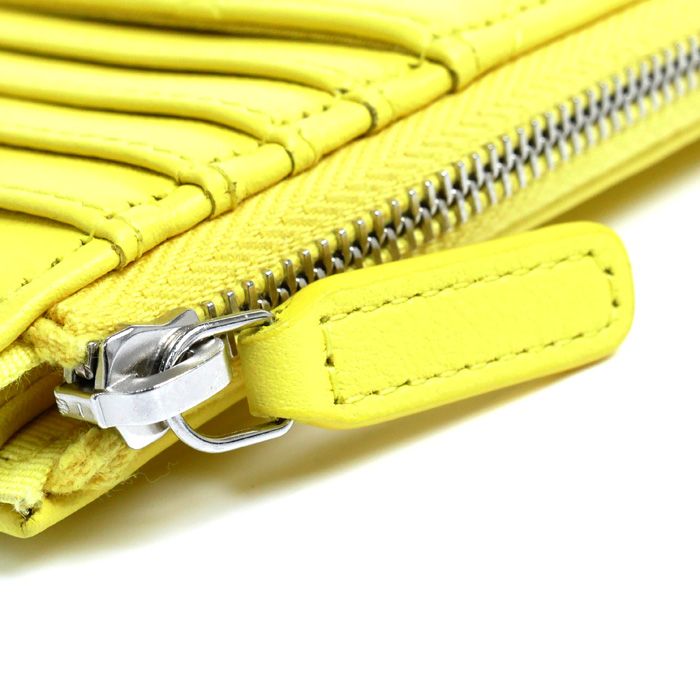 Chanel Fragment Case Card Case Yellow Ap3820 Ladies Preowned