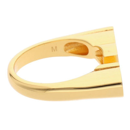 Gucci 773855 Logo Ring Men's M 15.5