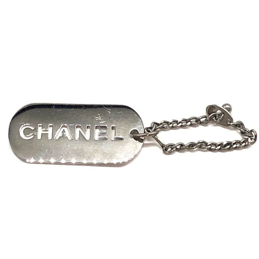 Chanel Bag Charm Silver Color Used 005985