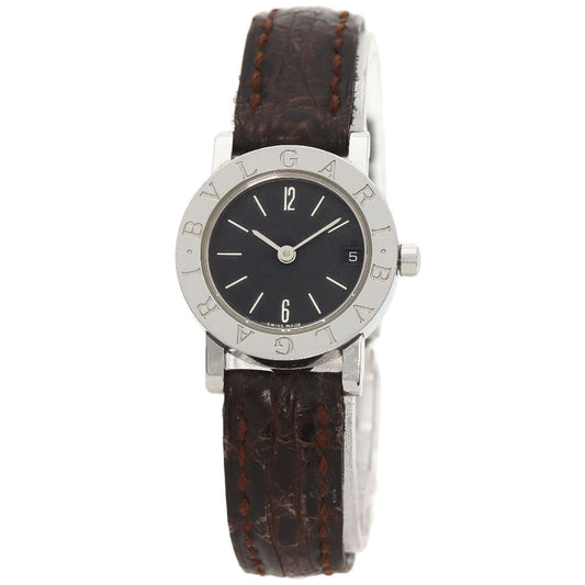 Bvlgari Watch SS Leather