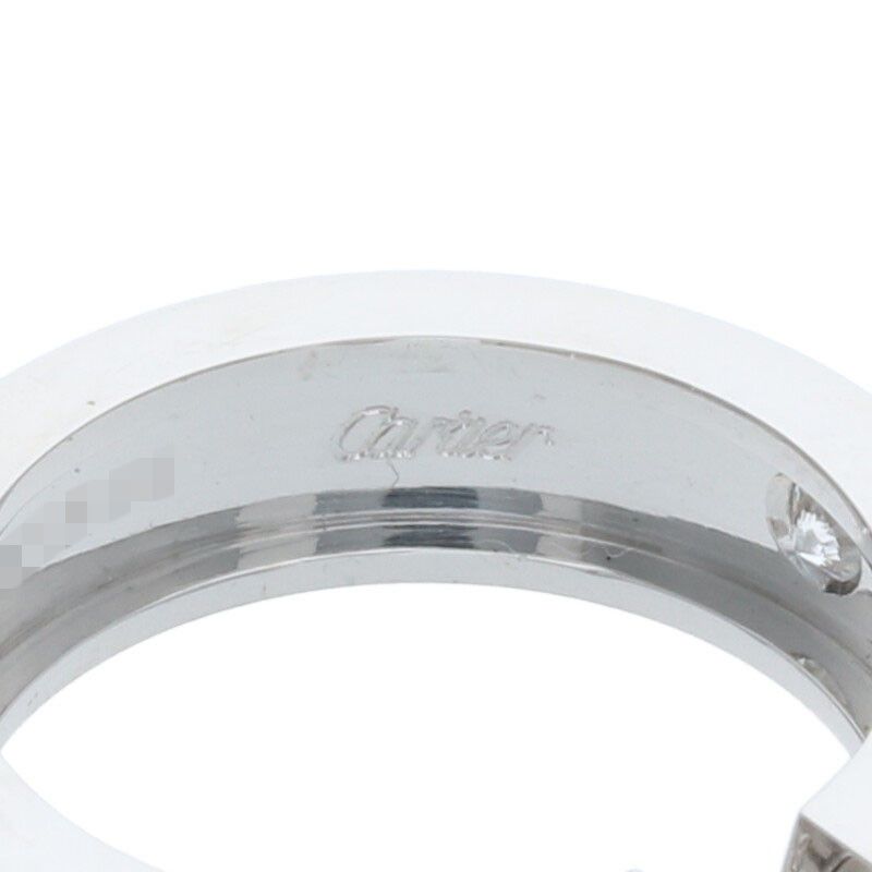 Cartier Love 18K White Gold 1 Diamond Earrings Men's