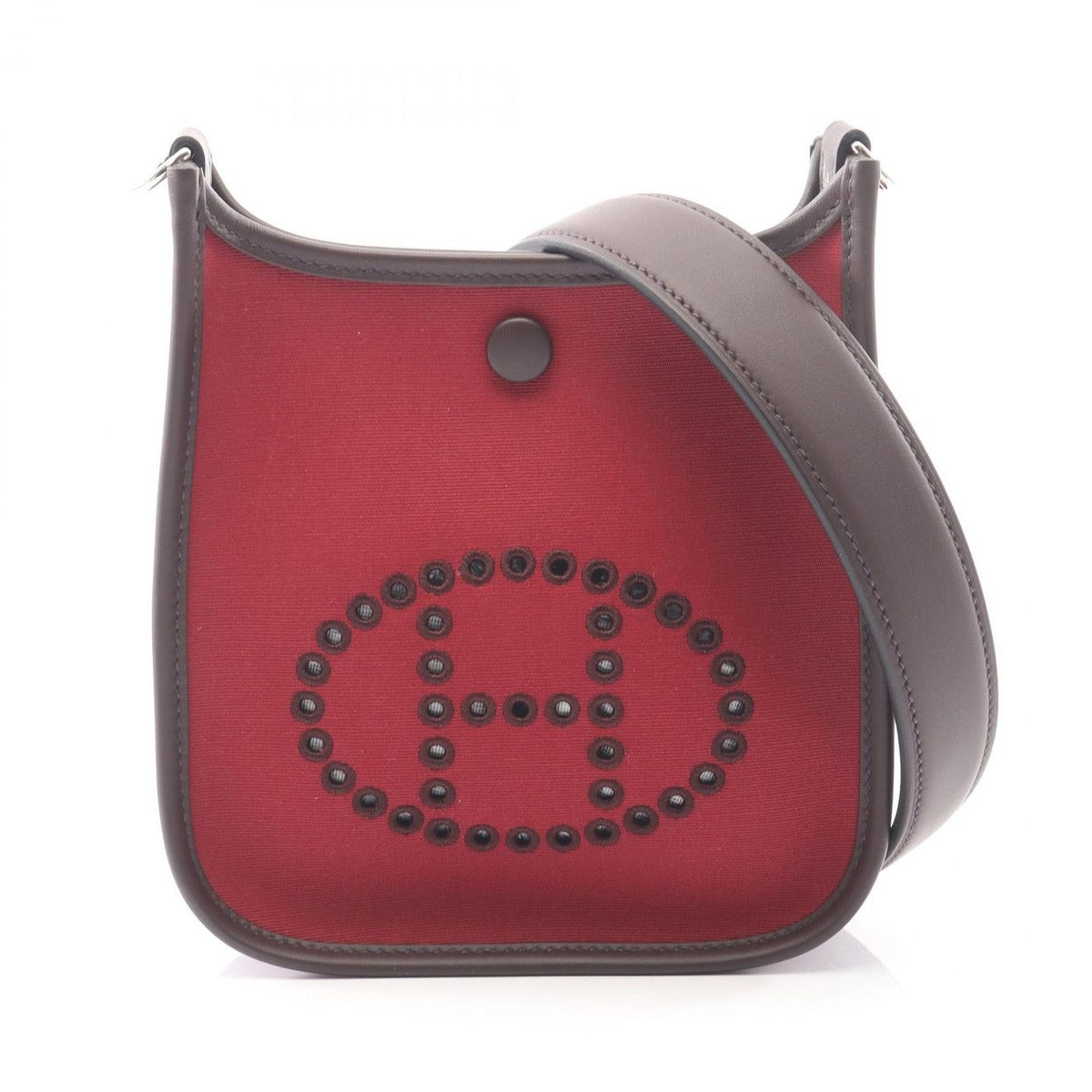 Hermes Shoulder Bag Neo Evelyne Tpm Ruby Blue the Leather Canvas