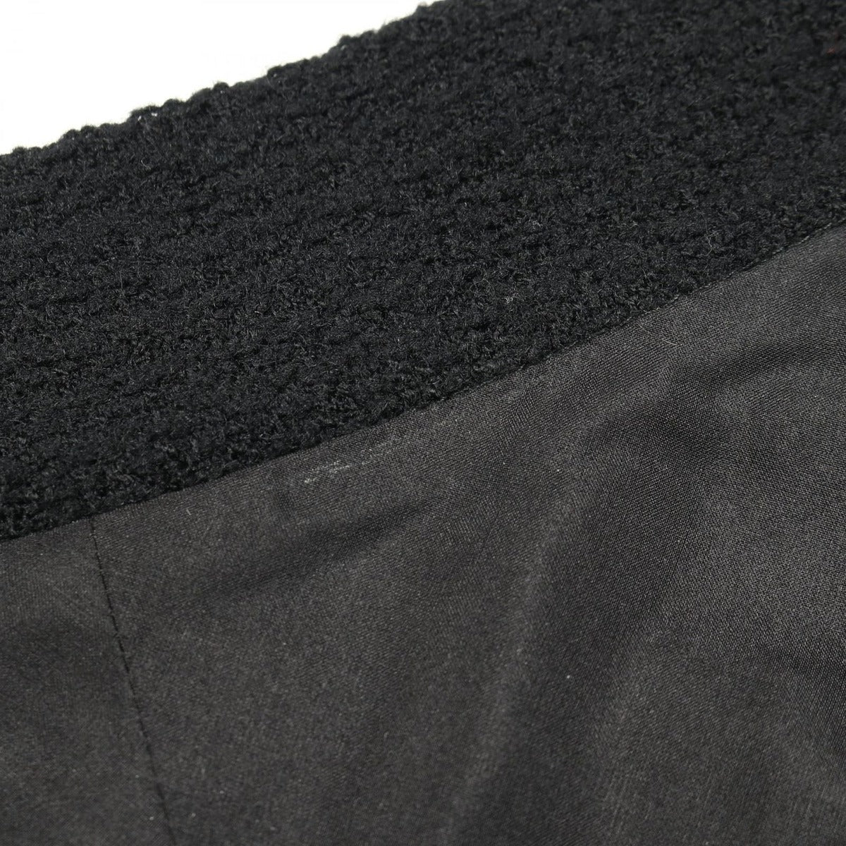 Chanel Skirt CC Logo Button Wool — view 6