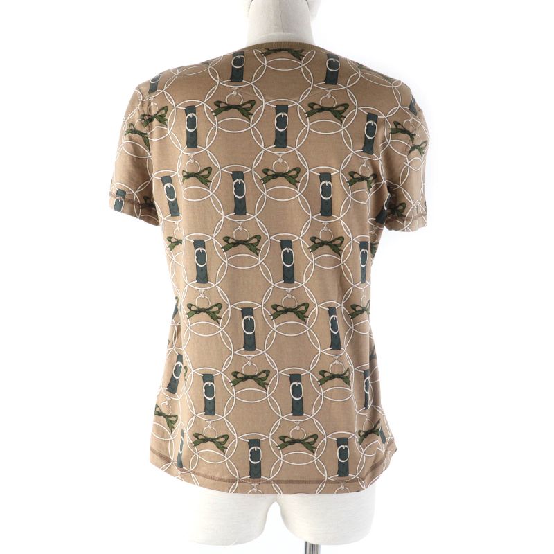 Hermes 22SS 2h4618db Morning Stroll Promenade Du Matin 100% Cotton Crew Neck