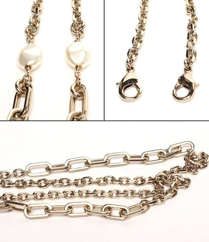 Christian Dior 2way Chain Shoulder Wallet Clutch Crossbody Daily Chain Pouch