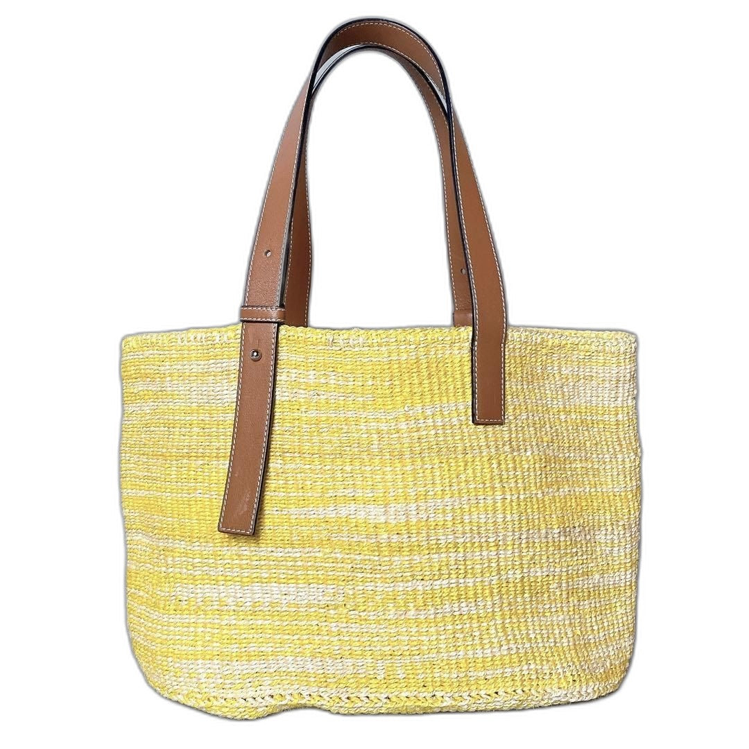 Loewe Anagram Basket Bag Square Yellow — view 2
