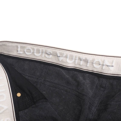 Louis Vuitton Cropped Pants Size 42 Cropped Tapered Emblem Patch Aged Finish
