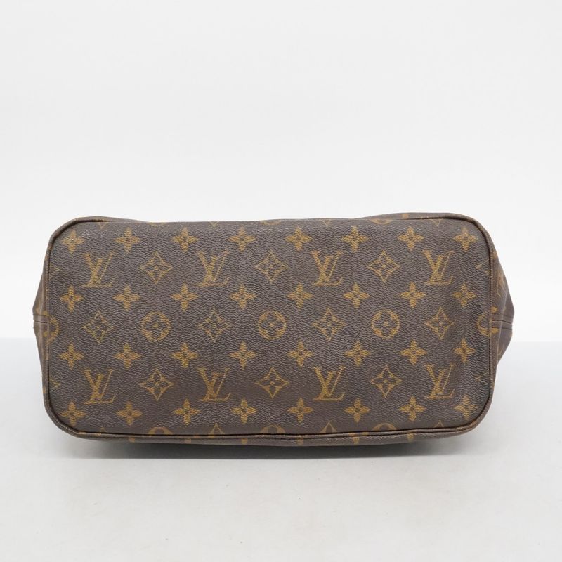 Louis Vuitton Tote Bag Monogram Neverfull MM M40156 Brown Ladies