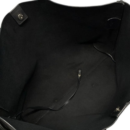 Saint Laurent Paris Tote Bag 410666 Black Fringe Leather