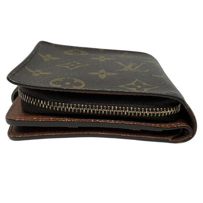 Louis Vuitton Monogram Compact Zip M61667 Bifold Wallet Unisex