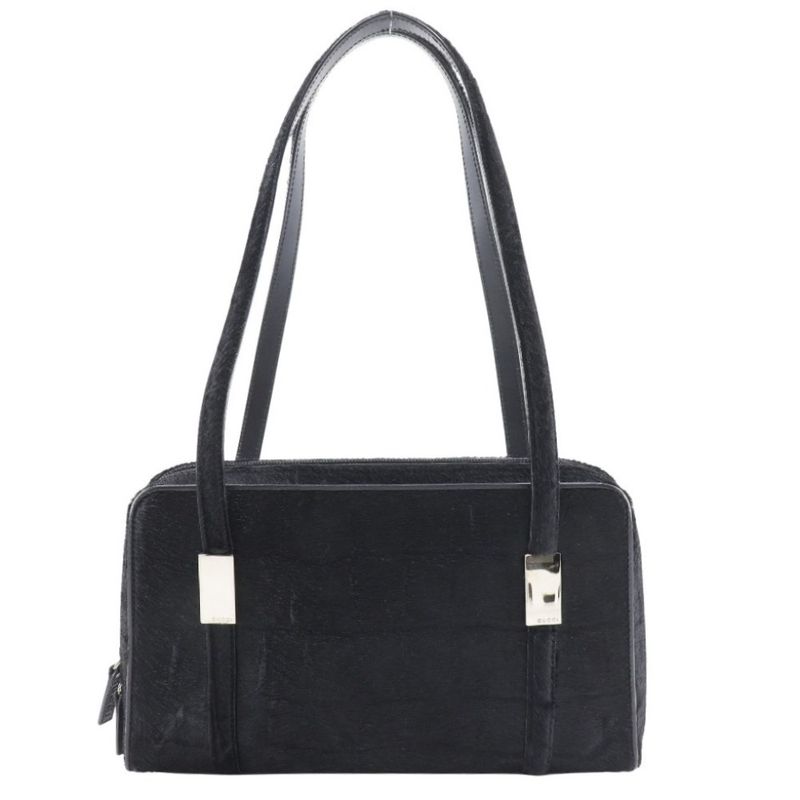 Gucci Old Gucci 000.2296.0528 Halaco Black Ladies Tote Bag