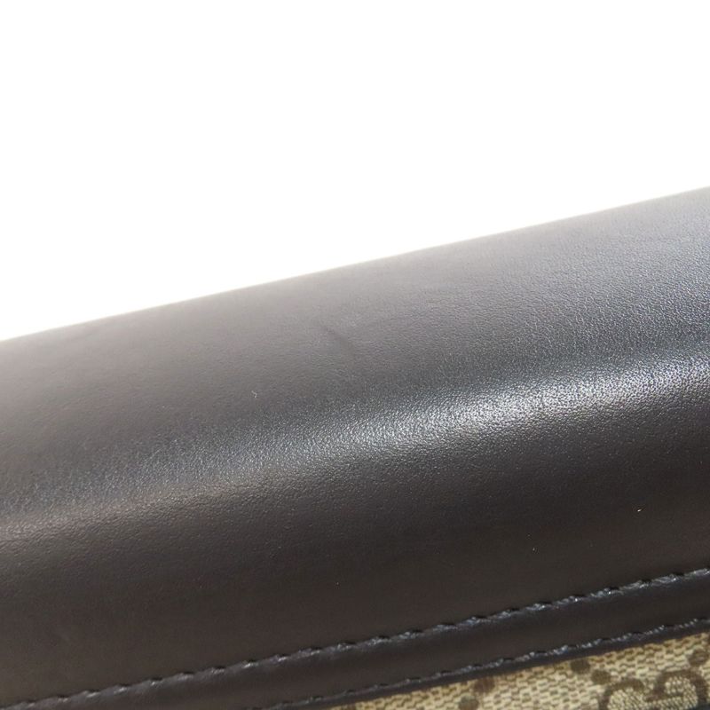 Gucci 409487 GG Chain Shoulder Bag PVC Ladies