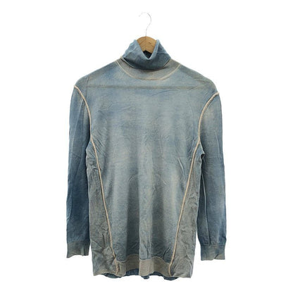 Bottega Veneta - Cashmere Silk Gradient Turtleneck Knit - 38 - Blue - Women's